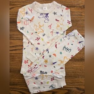 Hanna Andersson Frozen II Anna Elsa Olaf PJs / Pajamas / Long - Size 120 / 6-7